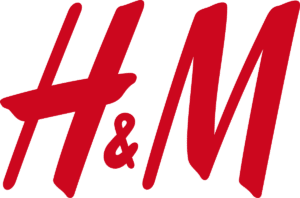 Logotipo de H&M, ropa de moda importada desde EE. UU. o Europa con Logibox