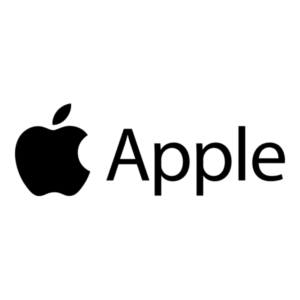 Logotipo de Apple, tienda de tecnología popular para compras con Logibox desde Estados Unidos a Costa Rica