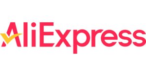 Logotipo de AliExpress, tienda global con envíos internacionales con Logibox