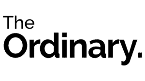 Logotipo de The Ordinary, tienda de cosmética y skincare internacional con entregas en Costa Rica usando Logibox